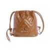 Bolso bandolera Don Algodon mujer camel frontal Bolso bandolera Don Algodon mujer camel frontal