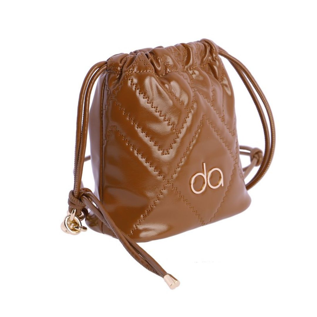 Bolso bandolera Don Algodon mujer camel lateral Bolso bandolera Don Algodon mujer camel lateral