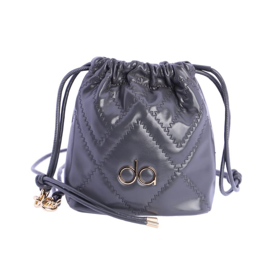 Bolso bandolera Don Algodon mujer gris frontal Bolso bandolera Don Algodon mujer gris frontal