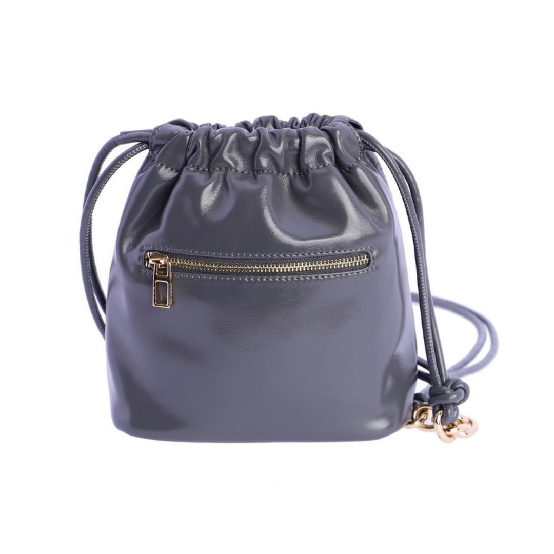 Bolso bandolera Don Algodon mujer gris trasera Bolso bandolera Don Algodon mujer gris trasera