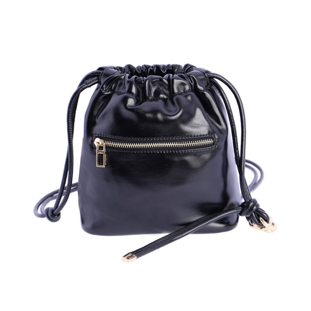 Bolso bandolera Don Algodon mujer negro trasera Bolso bandolera Don Algodon mujer negro trasera