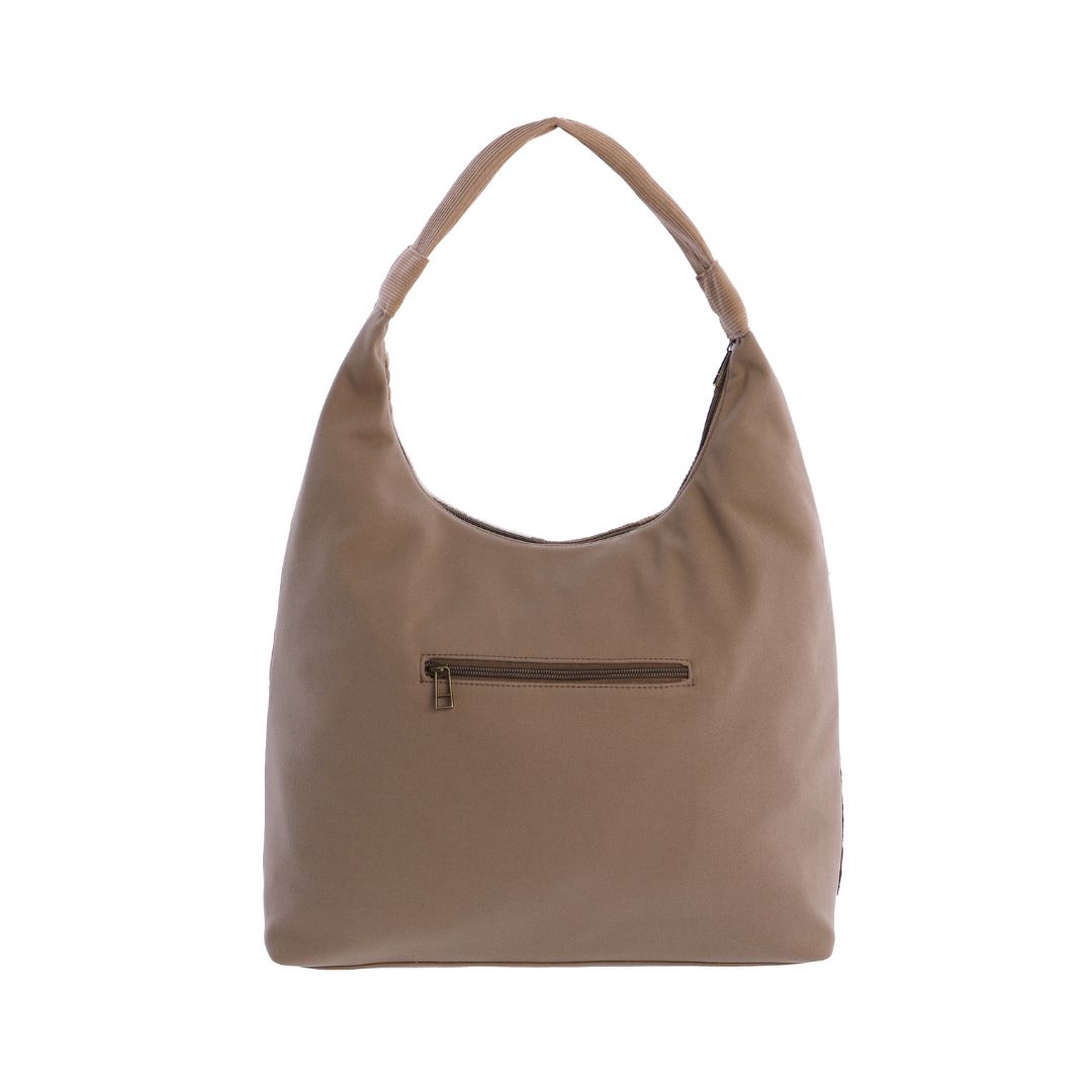 Bolso boho mujer Amichi en tonos tostados trasera Bolso boho mujer Amichi en tonos tostados trasera