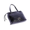 Bolso shopper negro Don Algodon detalle de pespuntes Bolso shopper negro Don Algodon detalle de pespuntes
