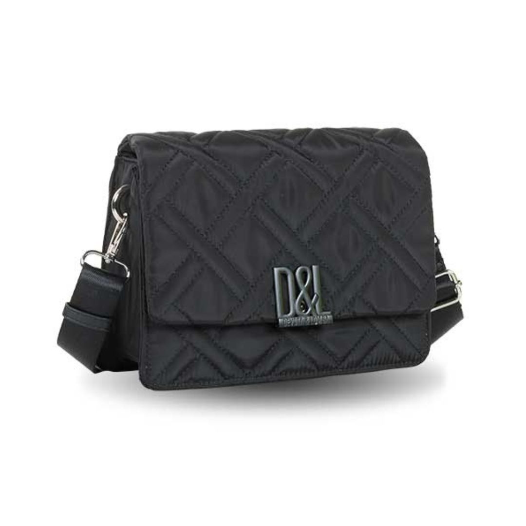 Bandolera Devota y Lomba con solapa negro lateral