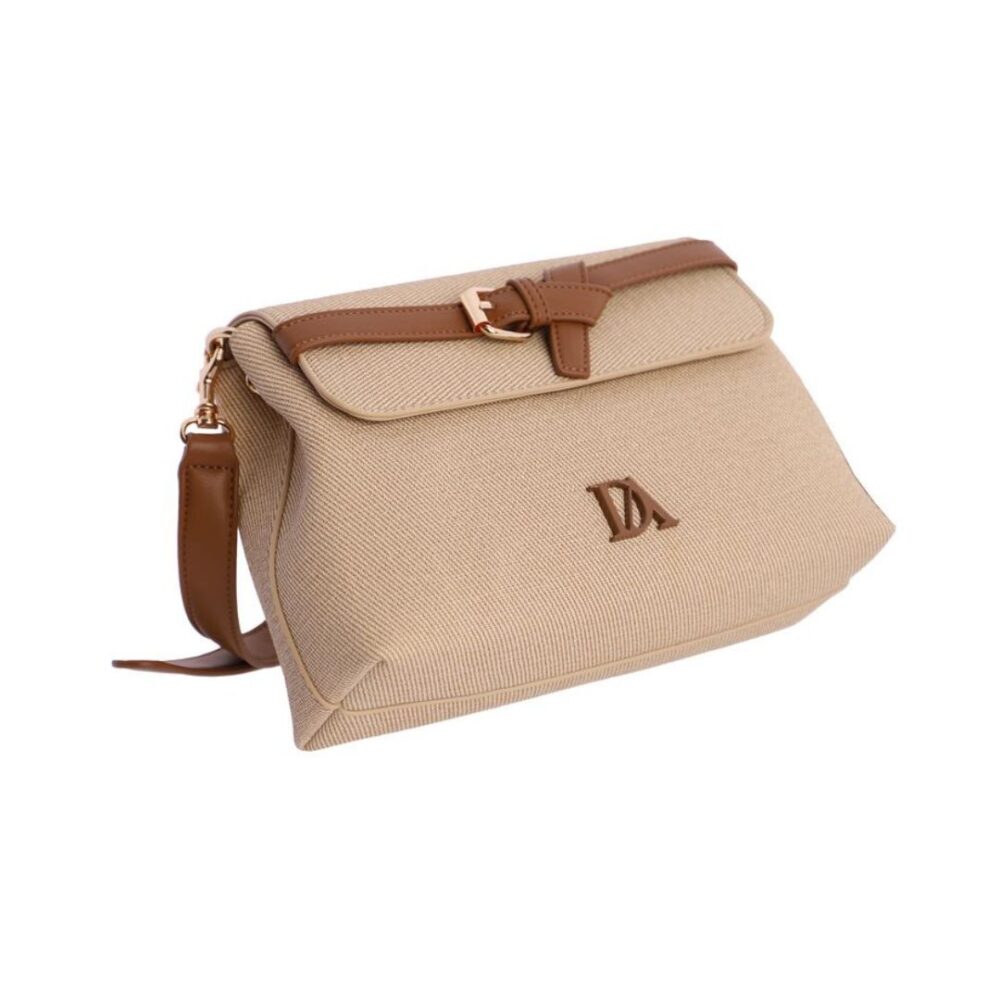 Bolso bandolera Don Algodon detalle de hebilla frontal
