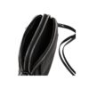 Bolso bandolera pequeño Matties negro detalle de compartimentos
