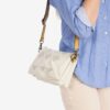 Bolso bandolera triple compartimento Matties beige probado Bolso bandolera triple compartimento Matties beige probado