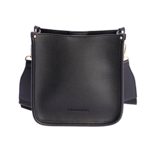 Bolso bombonera Don Algodon negro frontal