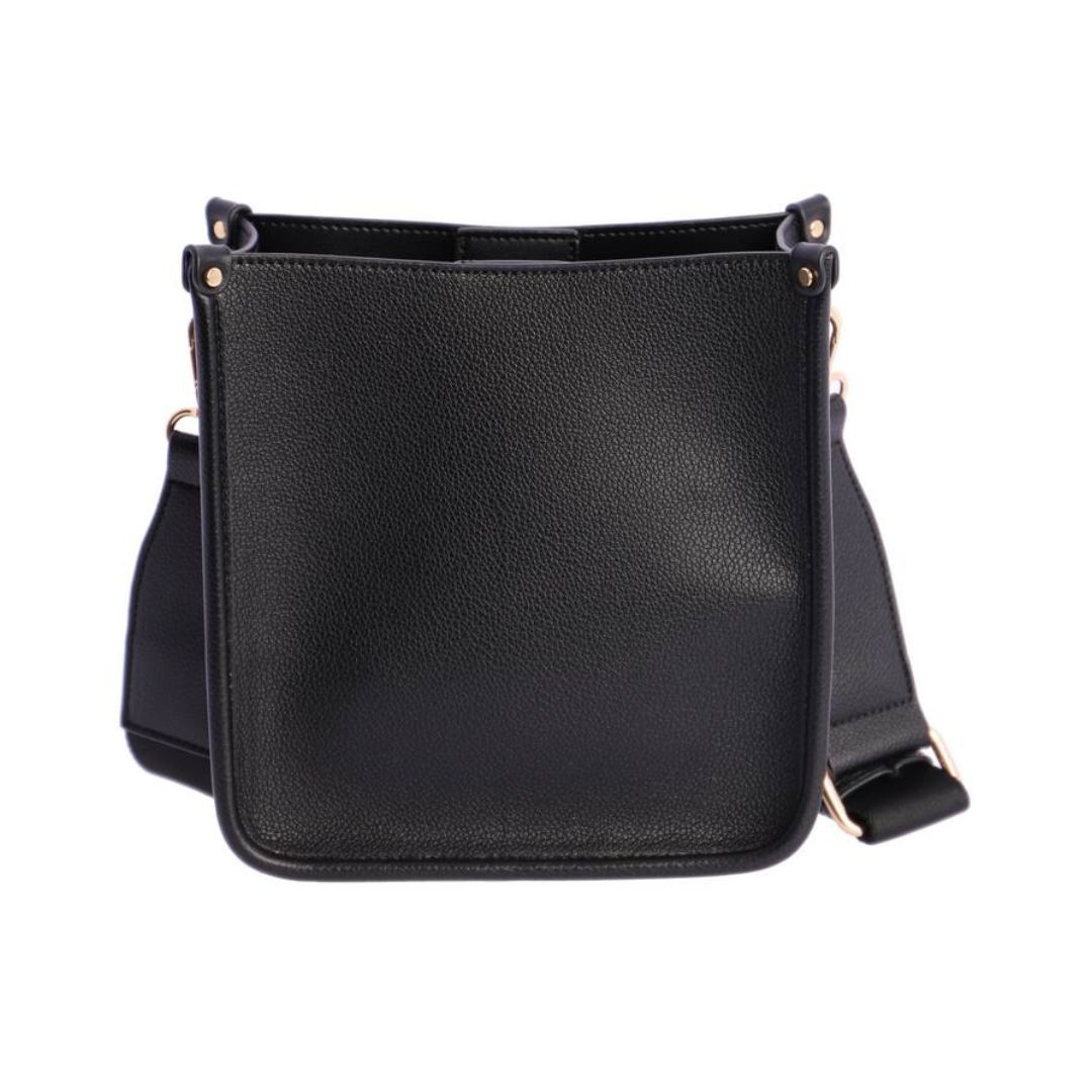 Bolso bombonera Don Algodon negro tasera