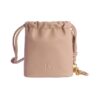 Bolso bombonera beige Don Algodon frontal Bolso bombonera beige Don Algodon frontal