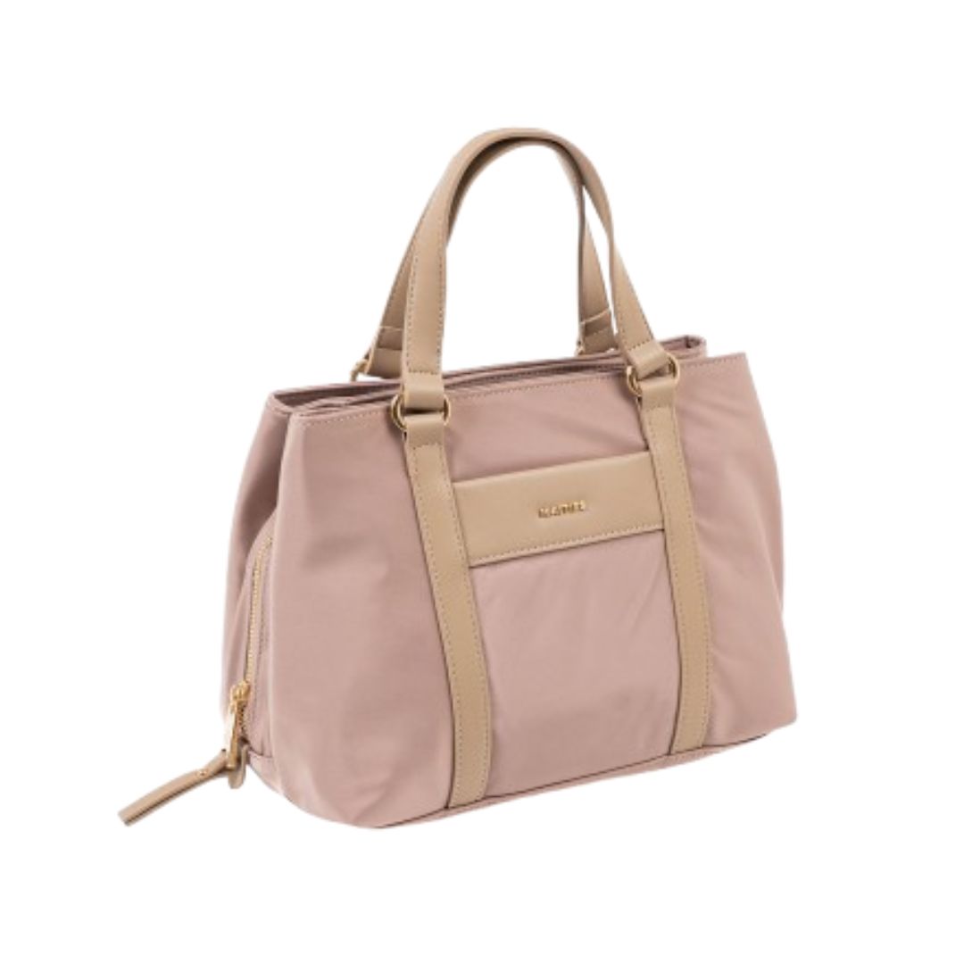Bolso de mano Matties compartimento triple camel frontal Bolso de mano Matties compartimento triple camel frontal