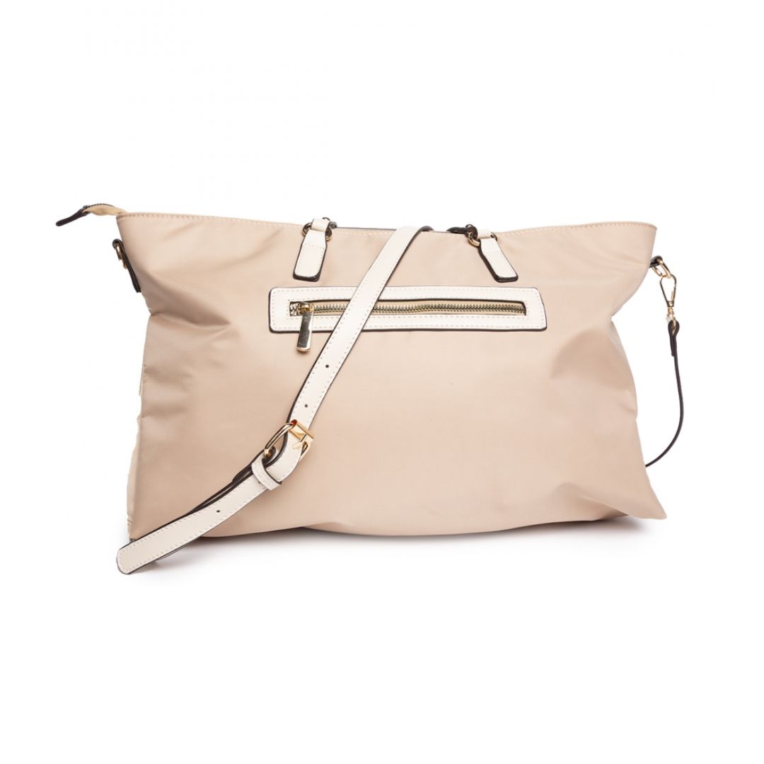 Bolso shopping beige Tantred trasera