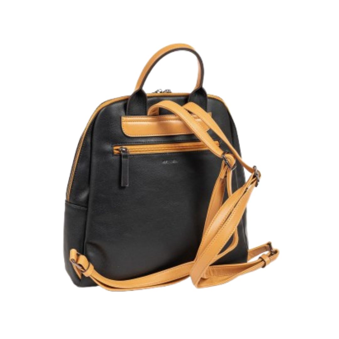 Mochila para mujer Matties negra trasera Mochila para mujer Matties negra trasera