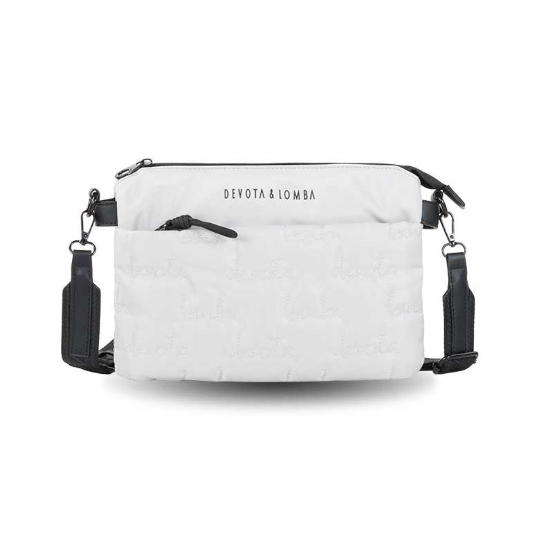 Bandolera doble compartimento Devota y Lomba hielo frontal