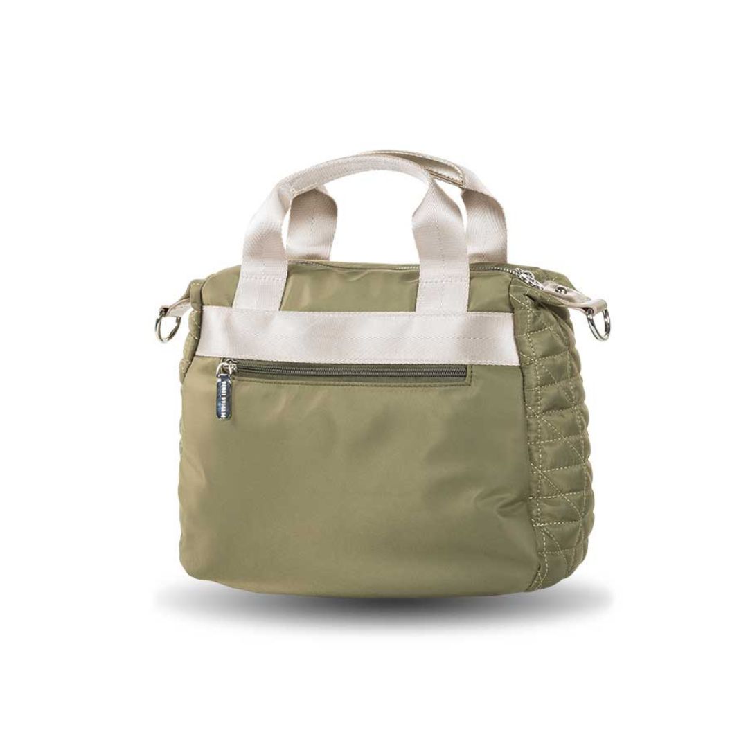 Bolso de mano Devota y Lomba kaki trasera