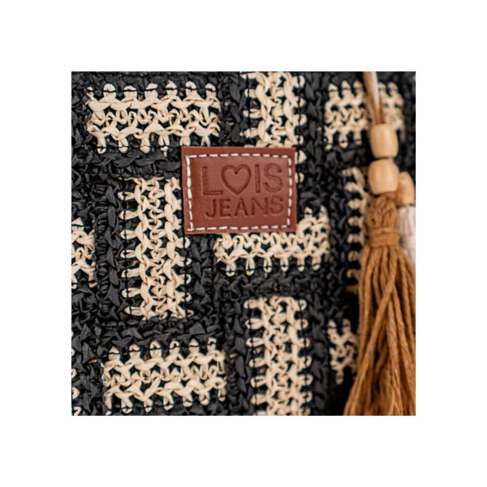 Bolso de mano Lois detalle de logo