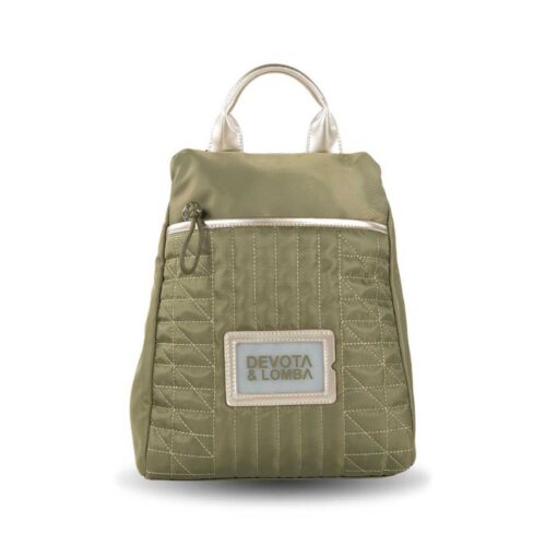 Mochila Devota y Lomba antirrobo kaki frontal