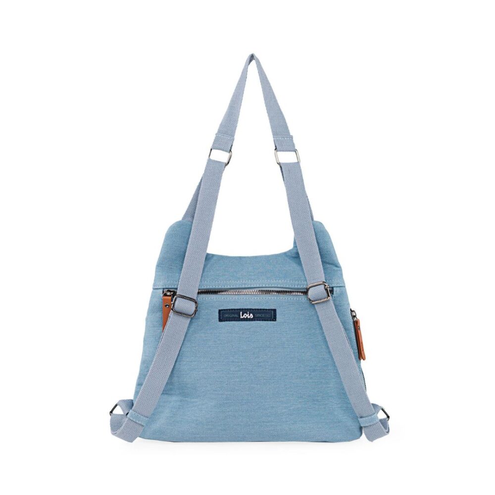 Mochila antirrobo Lois azul trasera