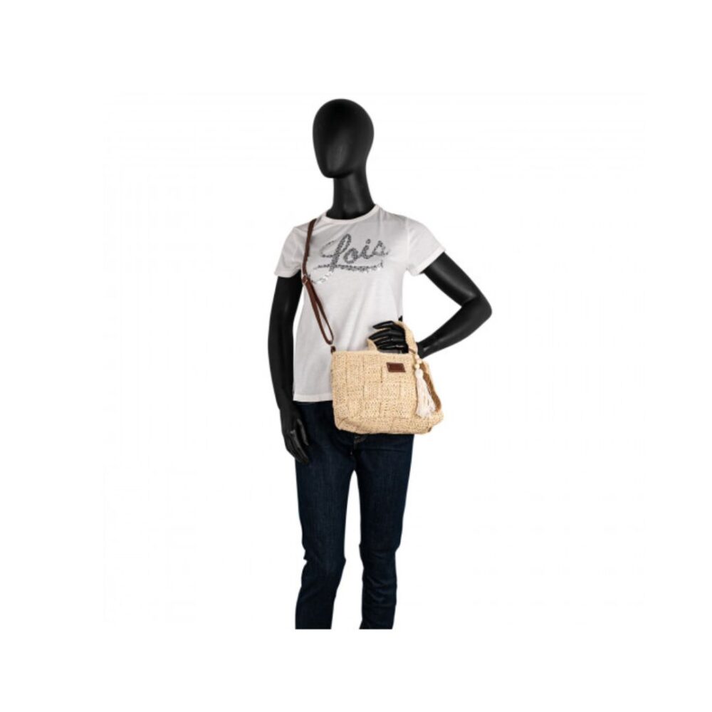 Bolso de mano Lois natural probado