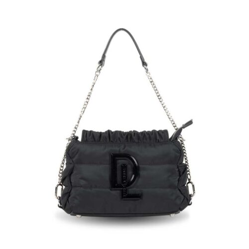 Bolso de nylon Devota y Lomba negro frontal