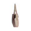 Bolso shopper beige grande lateral