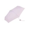 Paraguas plegable mini plano Bisetti malva abierto