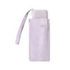 Paraguas plegable mini plano Bisetti malva cerrado