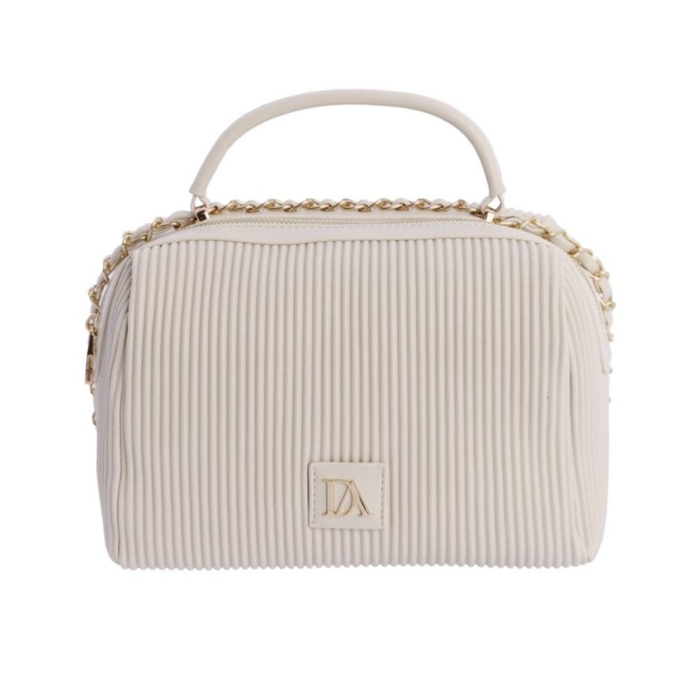 Bolso Don Algodon plisado frontal