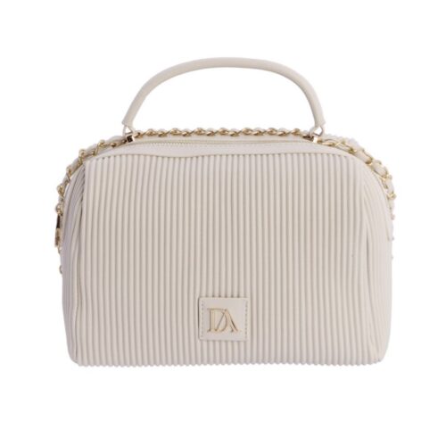 Bolso Don Algodon plisado frontal
