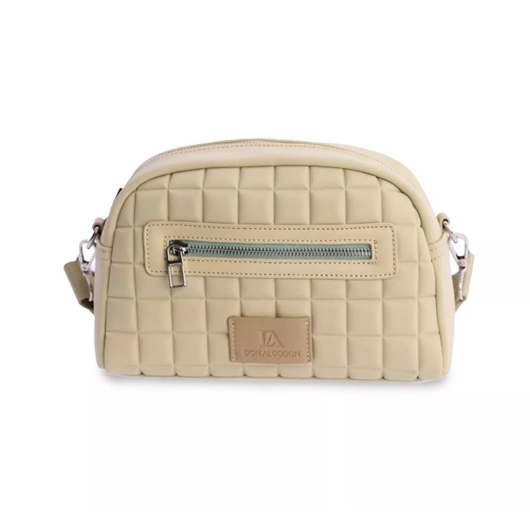 Bolso bandolera acolchado Don Algodon frontal