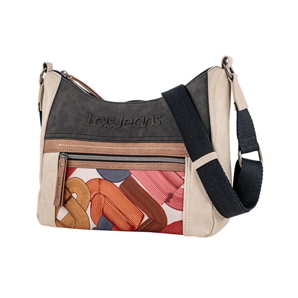 Bolso bandolera Lois multicolor detalle de bandolera