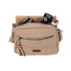 Bolso bandolera acolchado skpat taupe capacidad Bolso bandolera acolchado skpat taupe capacidad