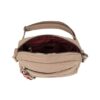Bolso bandolera acolchado skpat taupe interior Bolso bandolera acolchado skpat taupe interior