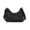Bolso bandolera Skpat acolchado negro bolsillo trasero