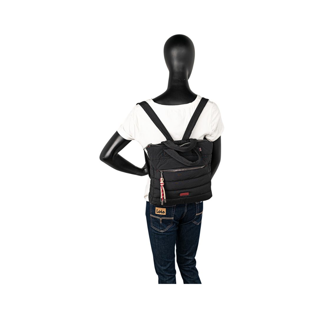 Mochila acolchada Skpat negra prueba Mochila acolchada Skpat negra prueba