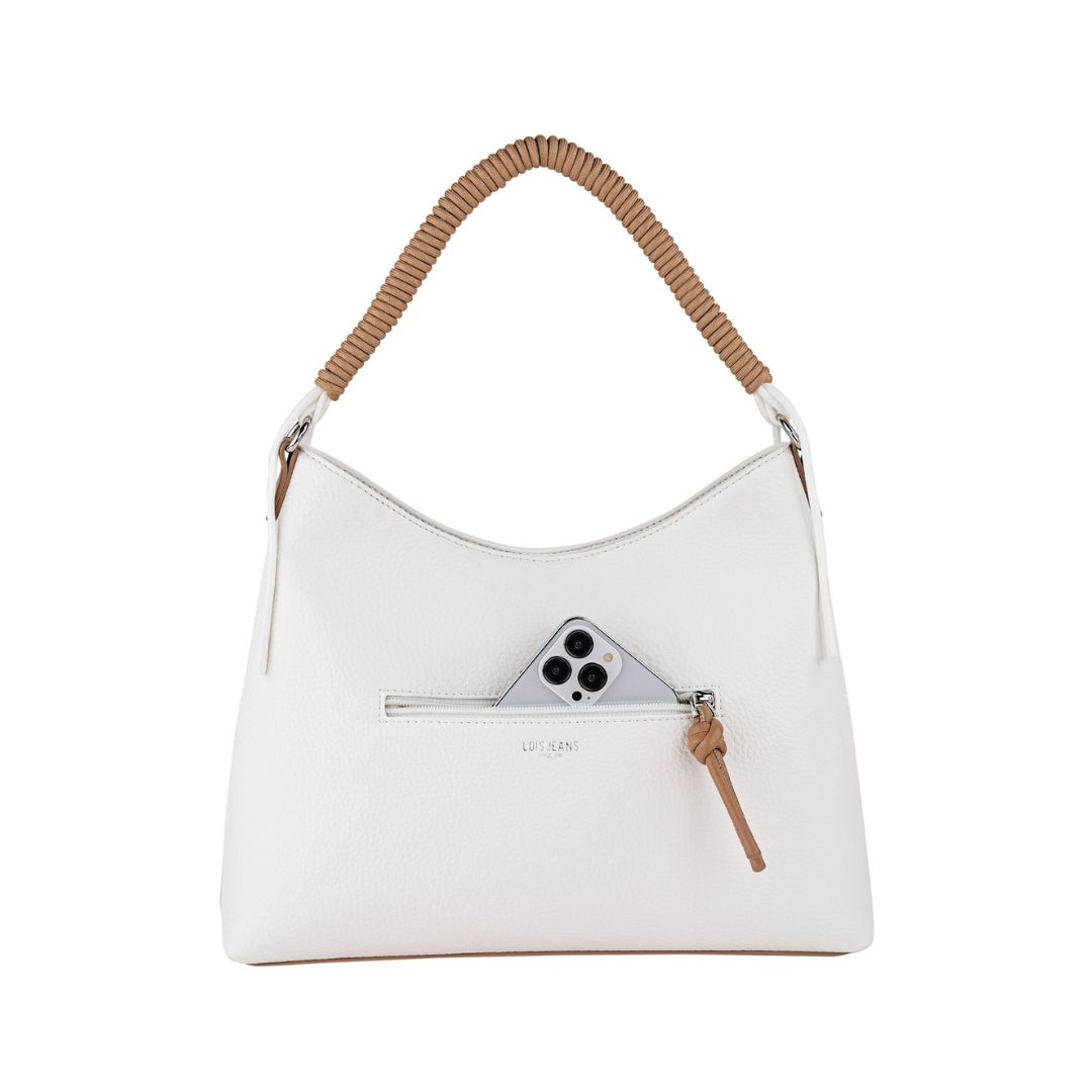 Bolso góndola Lois con bandolera trasera Bolso góndola Lois con bandolera trasera