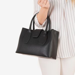 Bolso de mano para mujer Matties negro probado